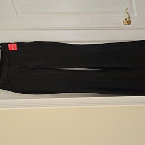Spanx Black Faux Leather Flared Pants